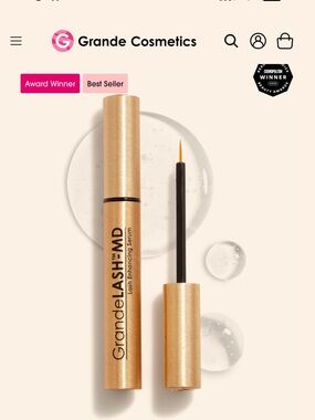 GrandeLASH-MD Lash Enhancing Serum — Gold